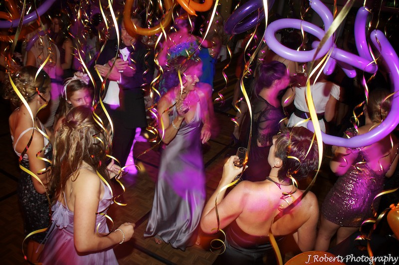 Dancefloor action - party photography sydney